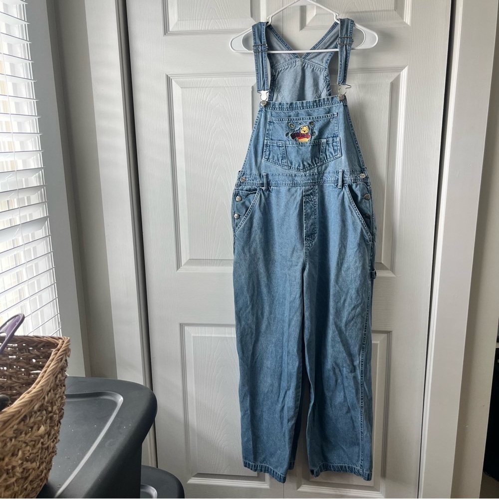 Pooh Blue Jean Overall size M